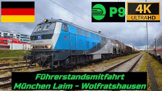 Führerstandsmitfahrt München Laim  Wolfratshausen mit 218 308 [upl. by Ramhaj]