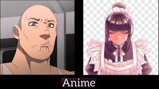 Anime vs Reddit Overlord Rock Reaction Meme videovsAnimeAttack [upl. by Lleira]