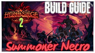 Summon Necro Build Guide  Hero Siege 2 Season 4 [upl. by Obadias]