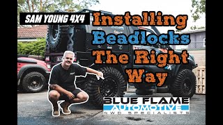 How To Install Beadlocks PROPERLY The Naughty 40 Gets New Rims [upl. by Soloman476]