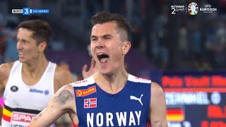 1500m Final  European Championship Rome 2024  Jakob Ingebrigtsen WIN 🥇 [upl. by Esinereb]