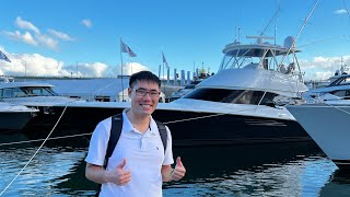 Miami Boat Show 2023  Herald Plaza amp Water Taxi Ride w BarefootVlogger [upl. by Colyer]