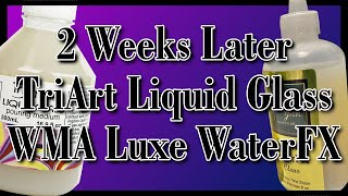 TriArt Liquid Glass Vs Wynn Modern Art Luxe WaterFX  2 Week Cure Heat Resistance Test [upl. by Nuahsel616]