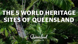 The 5 World Heritage Sites of Queensland Australia [upl. by Souza300]