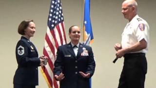 CMSgt Hayes Promotion Ceremony [upl. by Cooe]