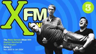 XFM The Ricky Gervais Show Series 3 Episode 3  The best bum in W1 [upl. by Zolly]