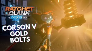 RATCHET amp CLANK RIFT APART  All Corson V Gold Bolts Locations [upl. by Hartzke]