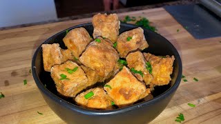 Air Fryer Crispy Tofu Recipe  healthy recipe channel [upl. by Arval]