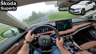 2024 Škoda Superb 20 TDI DSG new generation  POV test drive [upl. by Anitsej]