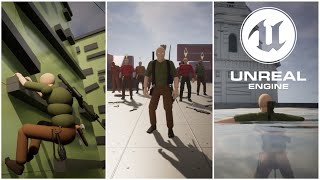 UE5  Interaction With ALSv4 v30 Full Project Demonstration  Unreal Engine 50 [upl. by Sosthenna]