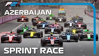 F2 Sprint Race Highlights  2024 Azerbaijan Grand Prix [upl. by Tijnar]