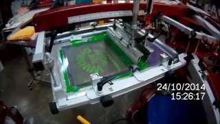 Anatol Titan Printing towels on an automatic printer using water based ink [upl. by Rosabella]