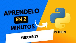 🐍 Funciones en Python  Aprendelo en 2 minutos ☑️ [upl. by Suivatnad]