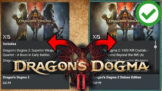 WHICH DRAGONS DOGMA 2 VERSION TO BUY [upl. by Letitia283]