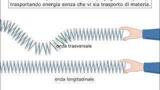 Onde trasversali e longitudinali [upl. by Mendoza]