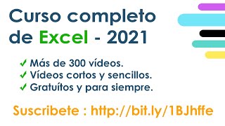 Curso de Excel con mas de 300 tutoriales  Videos de Excel cortos y facilísimos [upl. by Loram]