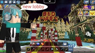 New Christmas lobby in bedwars Blockman go [upl. by Thane614]