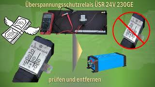 Überspannungsschutzrelais 230GE 24V12V PuchMercedes prüfen und entfernen [upl. by Nho]