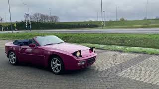 PCARMARKET Auction 1991 Porsche 944 S2 Cabriolet 5Speed Rubystone Red [upl. by Silden]