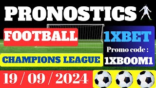 Pronostic foot LEAGUE DES CHAMPIONS  Mes pronostics football aujourdhui  Champions League [upl. by Rola]