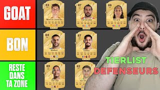 TIERLIST des MEILLEURS DEFENSEURS sur FC 25 Ultimate Team [upl. by Joell]