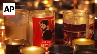 Vigil held in Jerusalem after death of IsraeliAmerican hostage Hersh GoldbergPolin [upl. by Drake872]