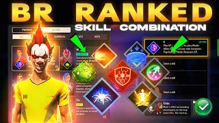 BR rank character combination 2024  Solo rank combination  Best character combination in Free Fire [upl. by Monagan488]