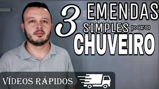 COMO FAZER EMENDA NO CHUVEIRO  EMENDA DE CABOS [upl. by Zephan]