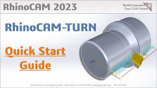 RhinoCAM 2023 TURN Quick Start [upl. by Haidej]