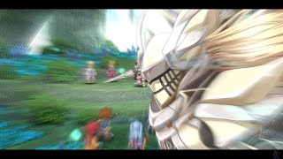 Trails to Azure Ch 3 76 Sphinx Chimera Boss Fight Arianrhod and Novartis Yins Identity reveal [upl. by Nonnaihr]