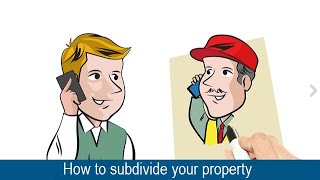 Subdivision  dividing your property using professional help [upl. by Aseret]