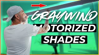 Smart Blinds will change your life  Graywind Motorized Shades Setup amp Review [upl. by Aihselat]