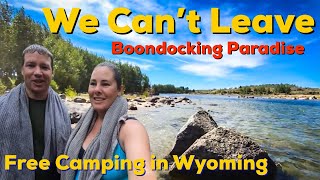 Free camping at a high elevation 8000ft PARADISE near Pinedale WYOMING [upl. by Beshore]