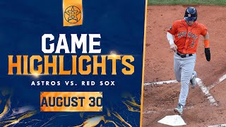 Astros vs Red Sox Game Highlights 83023  MLB Highlights [upl. by Koeninger]