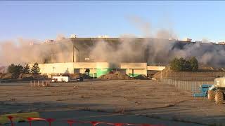 Silverdome implosion fails officials investigating [upl. by Sprague925]