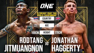 Rodtang Jitmuangnon vs Jonathan Haggerty I  Full Fight Replay [upl. by Hesper]