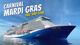 Carnival Mardi Gras  Full Walkthrough Ship Tour amp Review 4K [upl. by Hebrew]