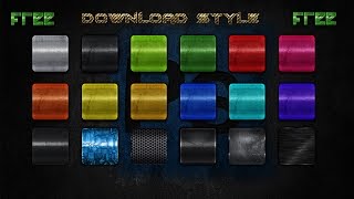 Como DESCARGAR ESTILOS para tu photoshop  GFX PACK [upl. by Sirej784]