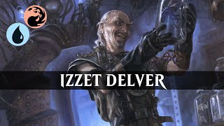 IZZET DELVER  Innistrad Midnight Hunt Standard Deck  Magic The Gathering Arena [upl. by Ahsatan224]