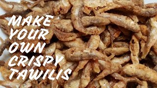 EASY HOMEMADE CRISPY FRIED TAWILIS  Tawilis ala Tagaytay Style [upl. by Dobrinsky]