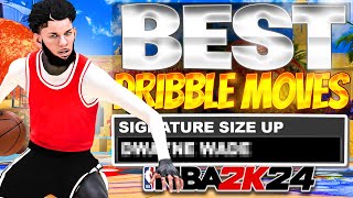 BEST DRIBBLE MOVES for ALL BUILDS IN NBA 2K24 SEASON 4  FASTEST DRIBBLE MOVES  COMBOS 2K24 [upl. by Godred]