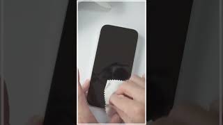 【iPhone16Pro】ラスタバナナの保護フィルムが貼りやすかった件【ASMR】 shorts iphone asmr [upl. by Alysa531]