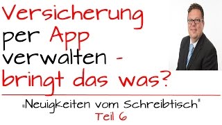 Versicherung per App verwalten [upl. by Atimed956]