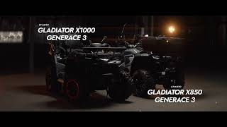 🔥CFMOTO GLADIATOR X1000 a X850 quotG3quot  zcela nový revoluční lídr královské kategorie čtyřkolek💪 [upl. by Santoro46]