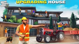 GTA 5 Franklin Shinchan amp Chop Ultimate Modern Luxury House Upgrade GTA 5 [upl. by Nallij358]