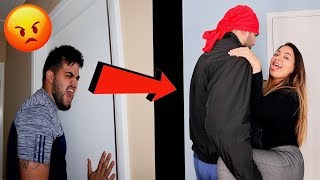 CHEATING WITH THE DOOR LOCKED PRANK ON BOYFRIEND [upl. by Barbra]