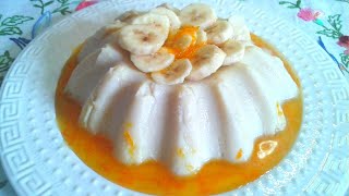 RECETTE DE PUDDING A LA BANANE amp TRÈS DÉLICIEUX DESSERT FAIT MAISON [upl. by Genovera211]