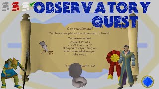 OSRS Observatory Quest Guide  Ironman Approved [upl. by Anival]