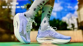 REVIEW 418 MIZUNO WAVE REBELLION PRO 2 [upl. by Kynan]