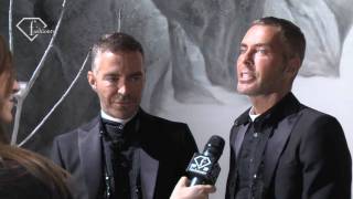 fashiontv  Dsquared2 Men Backstage Fall 2011 Milan Mens Fashion Week  fashiontv  FTVcom [upl. by Groeg]